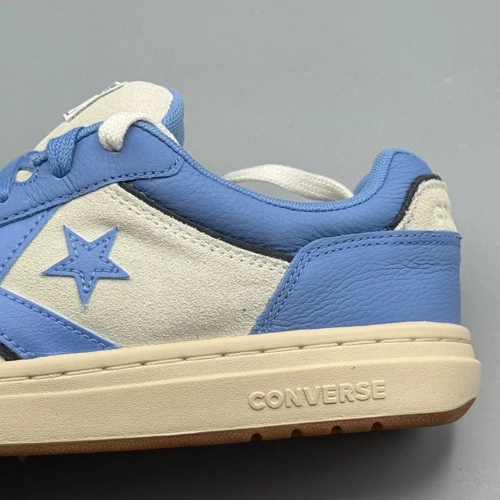 Converse Men's 9 Sneakers Leather Blue Pro Blaze Streetwear A14245C Women's 10.5